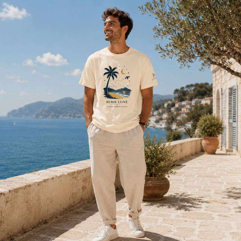 T-shirt Unisex Premium – Évasion | Alma Lune