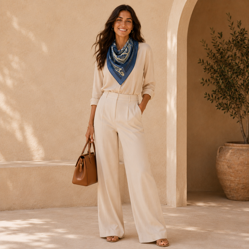Foulard Alma Lune — L'accessoire qui te suit